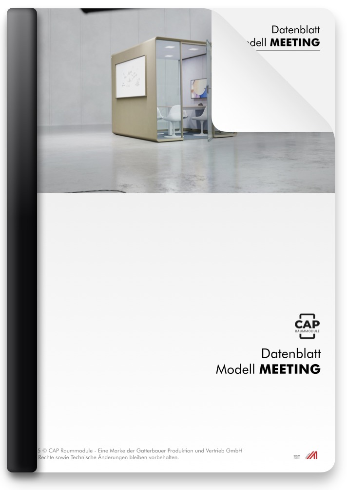 Besprechungskabine Datenblatt MEETING