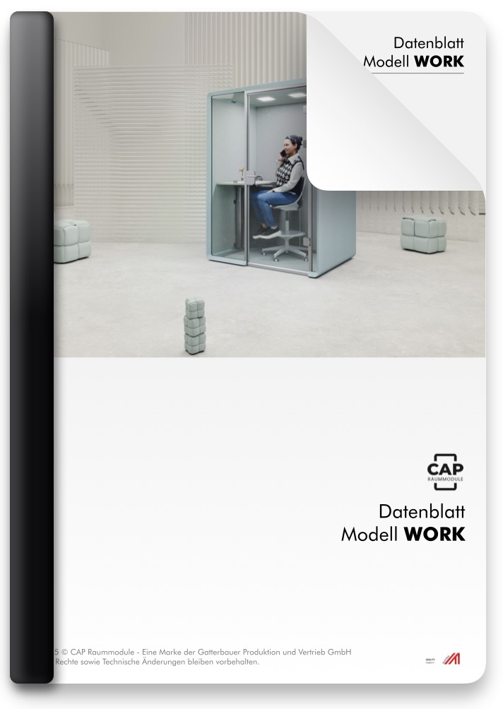 Bürokabine Datenblatt WORK