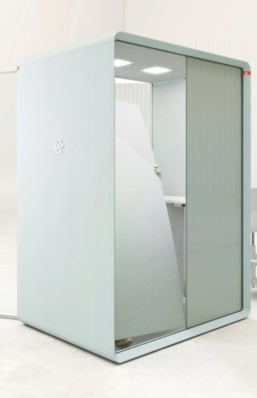 Meetingboxen, Telefonzellen, Besprechungskabinen für ruhiges, konzentriertes Arbeiten