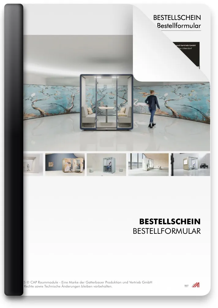 Datenblatt  Besprechungskabinen, Bürokabinen, Austikkabinen, Meetingboxen, Telefonzellen, Arbeitskabinen