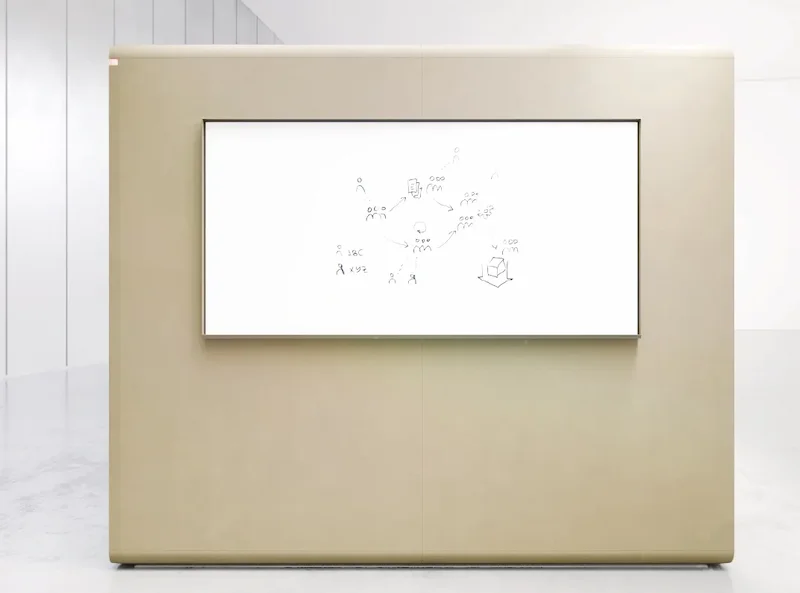 Whiteboard für Meetingboxen, Telefonzellen, Besprechungskabinen für ruhiges, konzentriertes Arbeiten