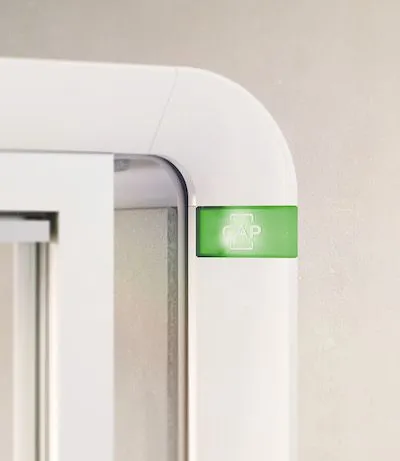 Alle Telefonkabinen mit Belegungsanzeige